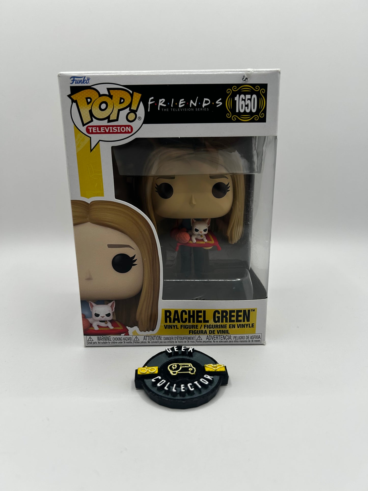 Funko Pop! Television: Friends – Rachel Green #1650 (con Mrs. Whiskerson)