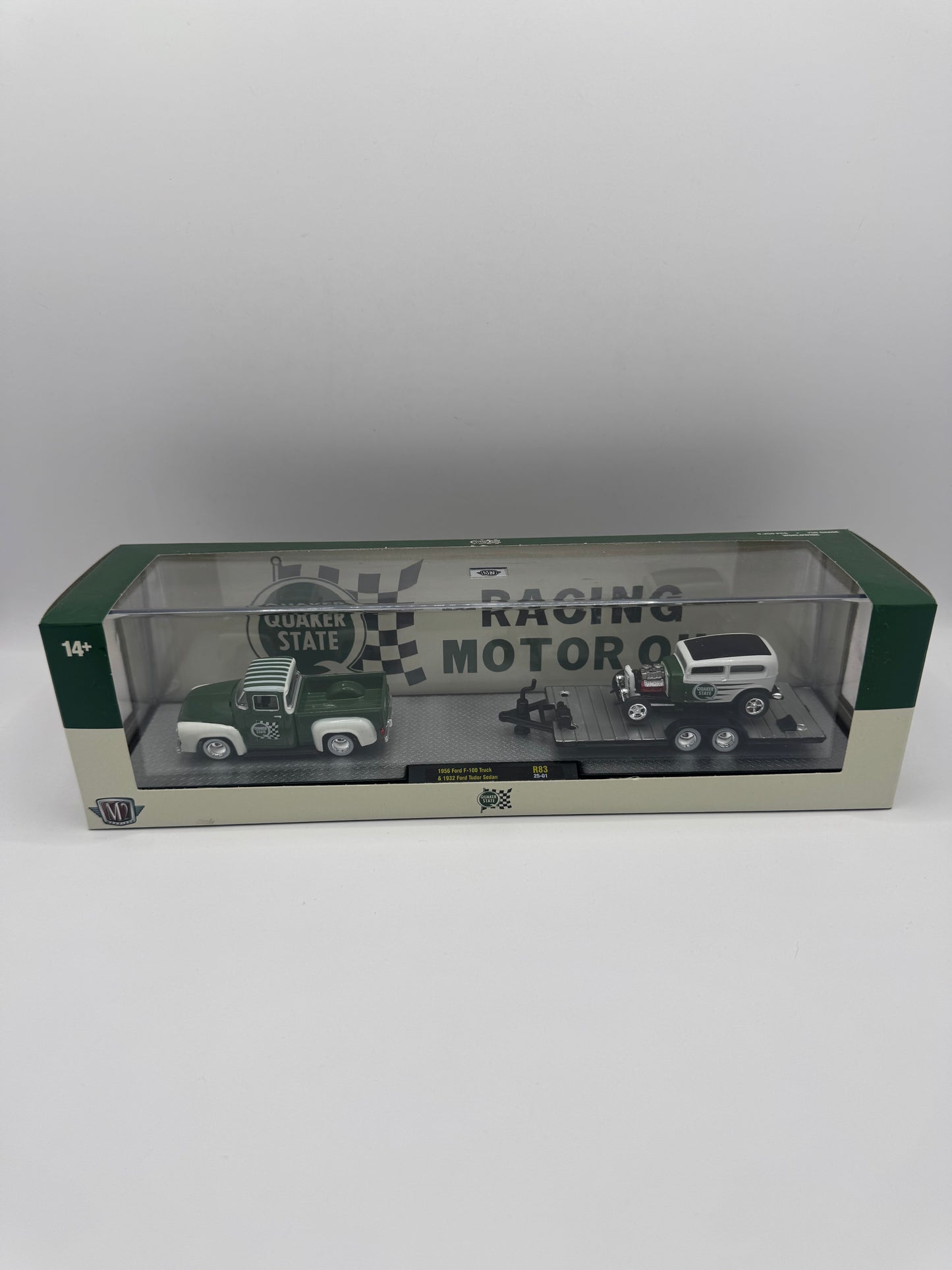 M2 Machines: Set Quaker State Racing - 1956 Ford F-100 & 1932 Ford Tudor Sedan