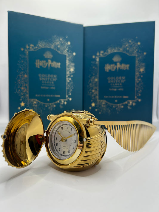 Reloj de Escritorio Golden Snitch – Edición Coleccionista (Wizarding World)