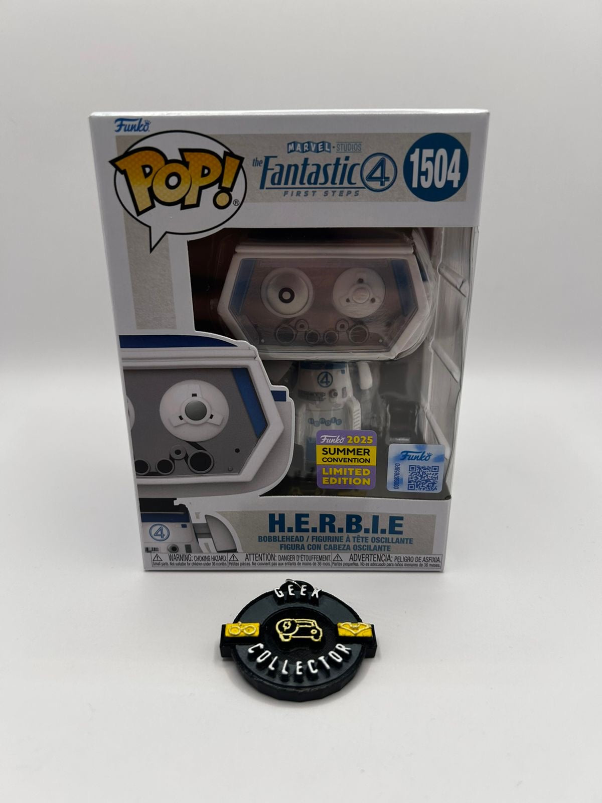 Funko Pop! Marvel: The Fantastic 4: First Steps - H.E.R.B.I.E. (#1504) – Limited Edition Summer Convention 2025