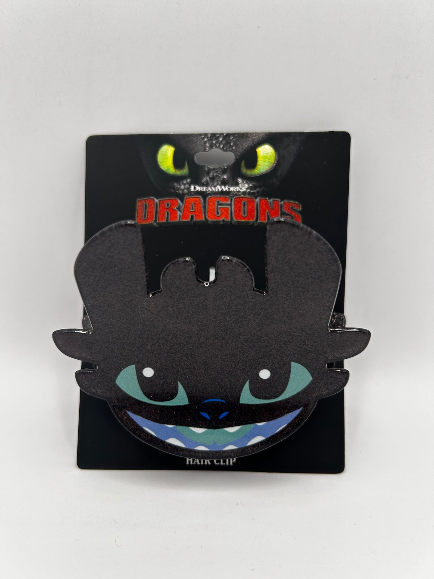 Pinza para Cabello "Cómo Entrenar a tu Dragón" - Chimuelo (Toothless)