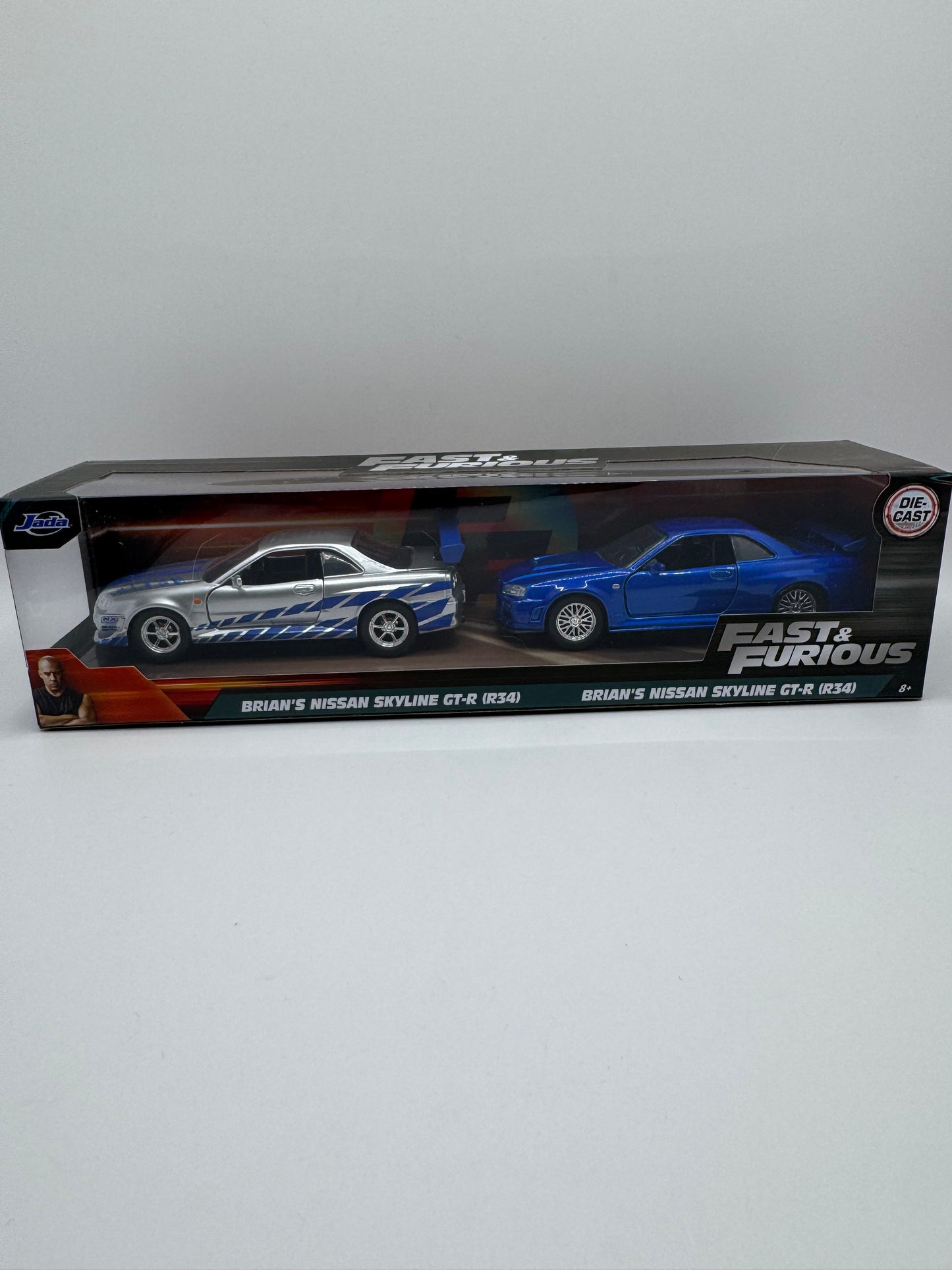 Pack Doble: Brian's Nissan Skyline GT-R (R34) - Fast & Furious 1:32
