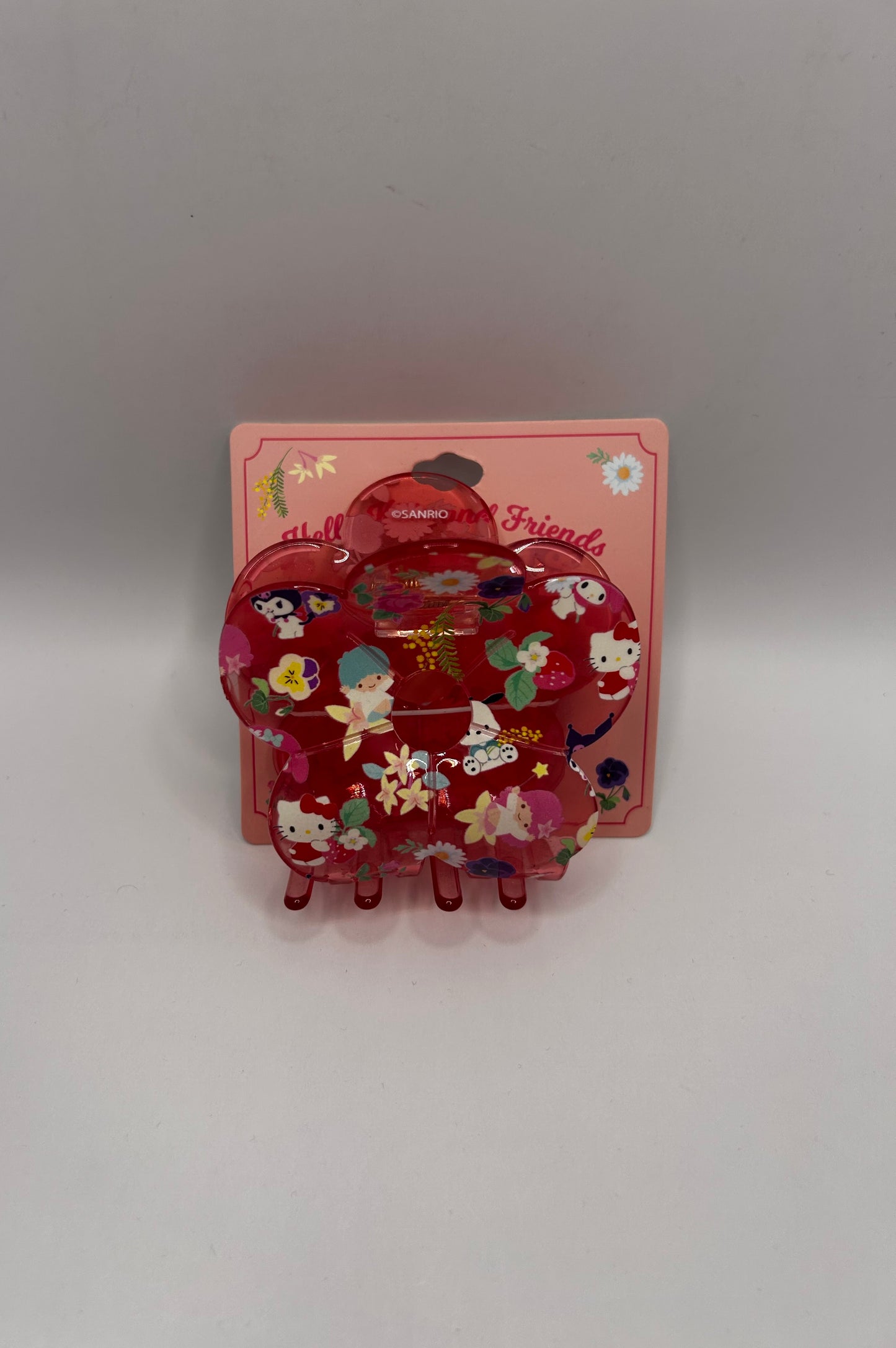 Pinza de Cabello Floral Sanrio Friends - Edición "Jardín Mágico"