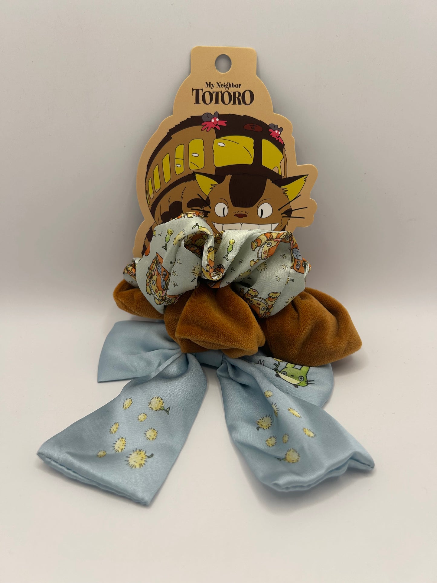 Set de Scrunchies "Mi Vecino Totoro" - Colección Bosque Mágico