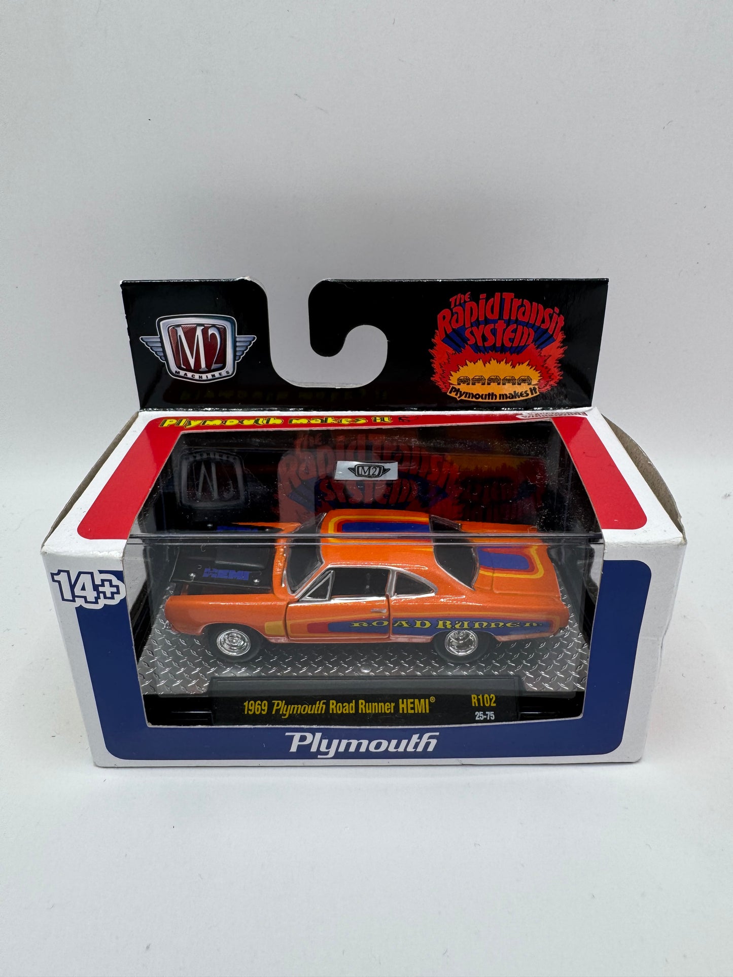 M2 Machines: 1969 Plymouth Road Runner HEMI® - Edición "The Rapid Transit System"