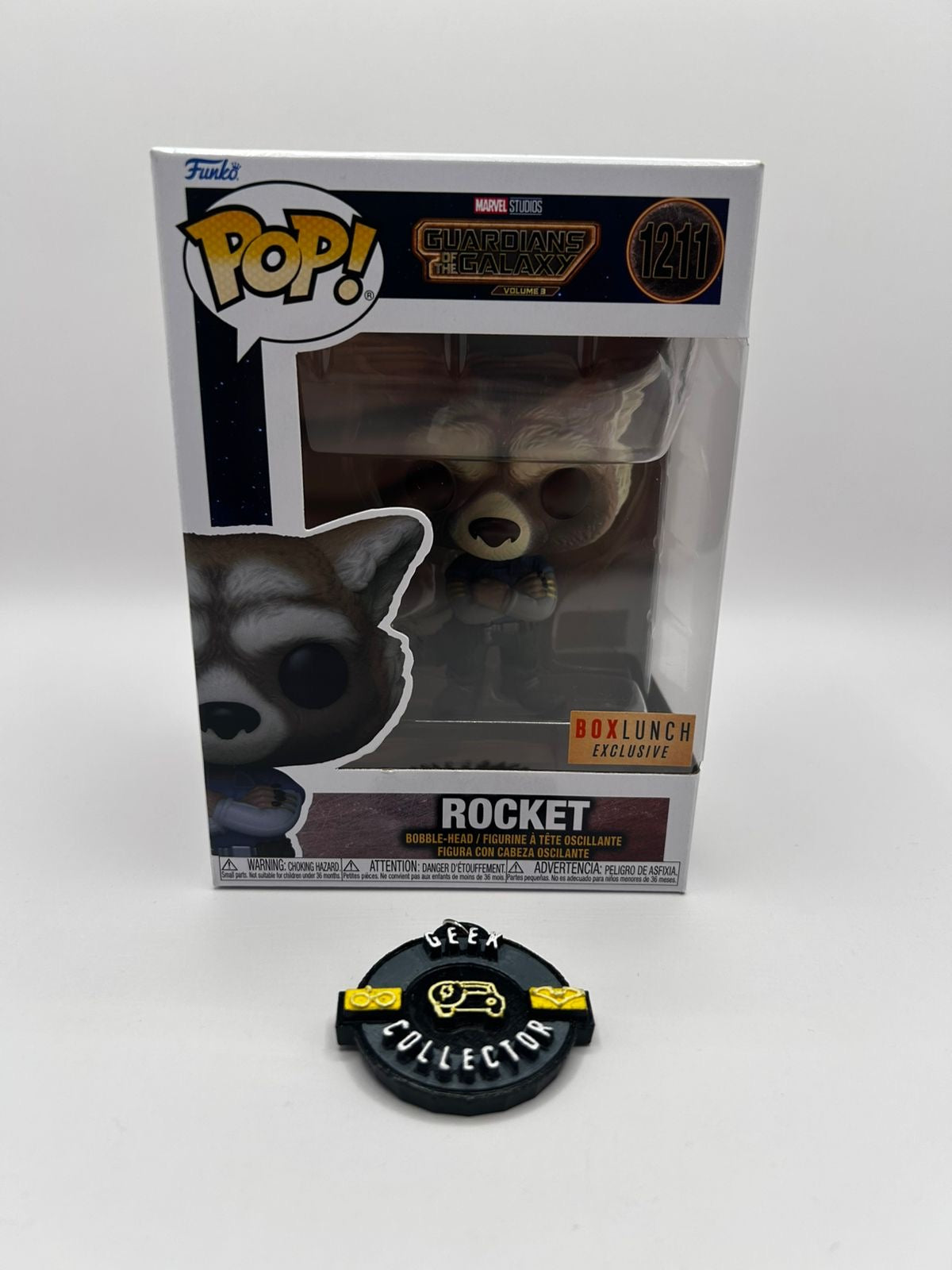 Funko Pop! Marvel: Guardians of the Galaxy Vol. 3 - Rocket (#1211) – BoxLunch Exclusive