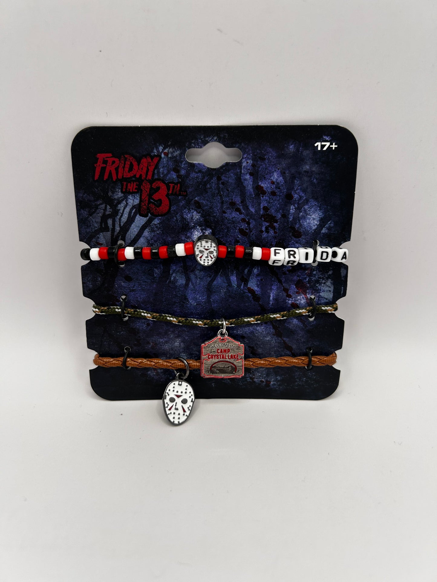Set de Pulseras Friday the 13th: Edición Camp Crystal Lake