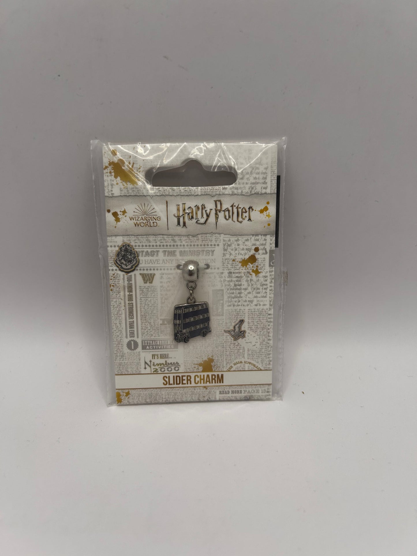 Dije Deslizable "Slider Charm" Harry Potter – Autobús Noctámbulo