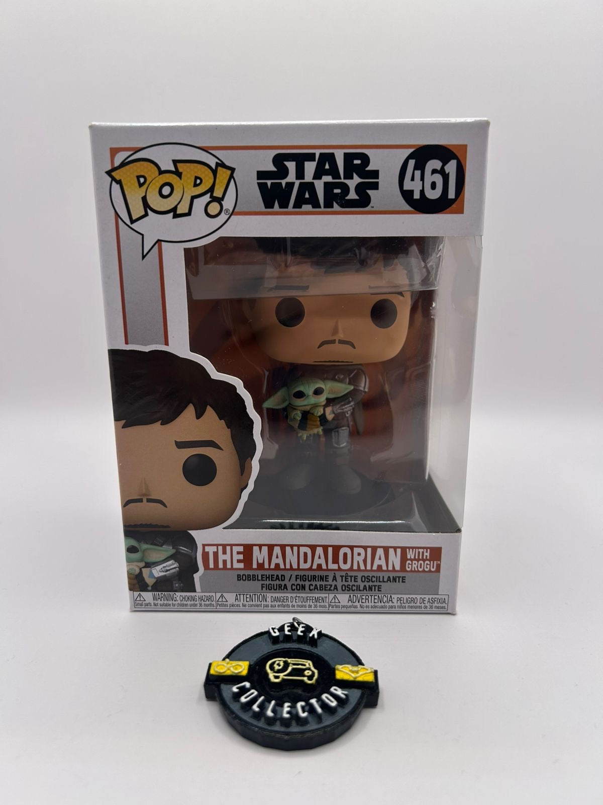 Funko Pop! Star Wars: The Mandalorian with Grogu #461
