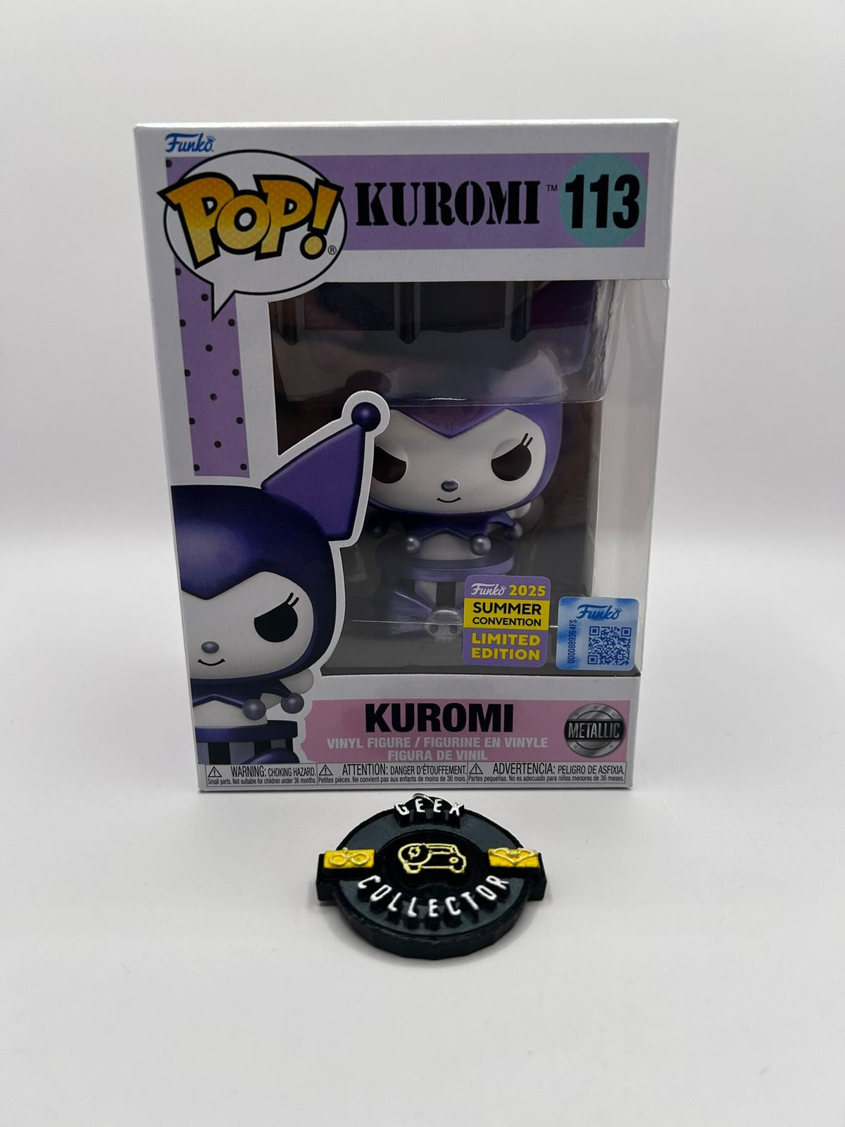 Funko Pop! Sanrio: Kuromi #113 – Metallic Edition (2025 Summer Convention Exclusive)