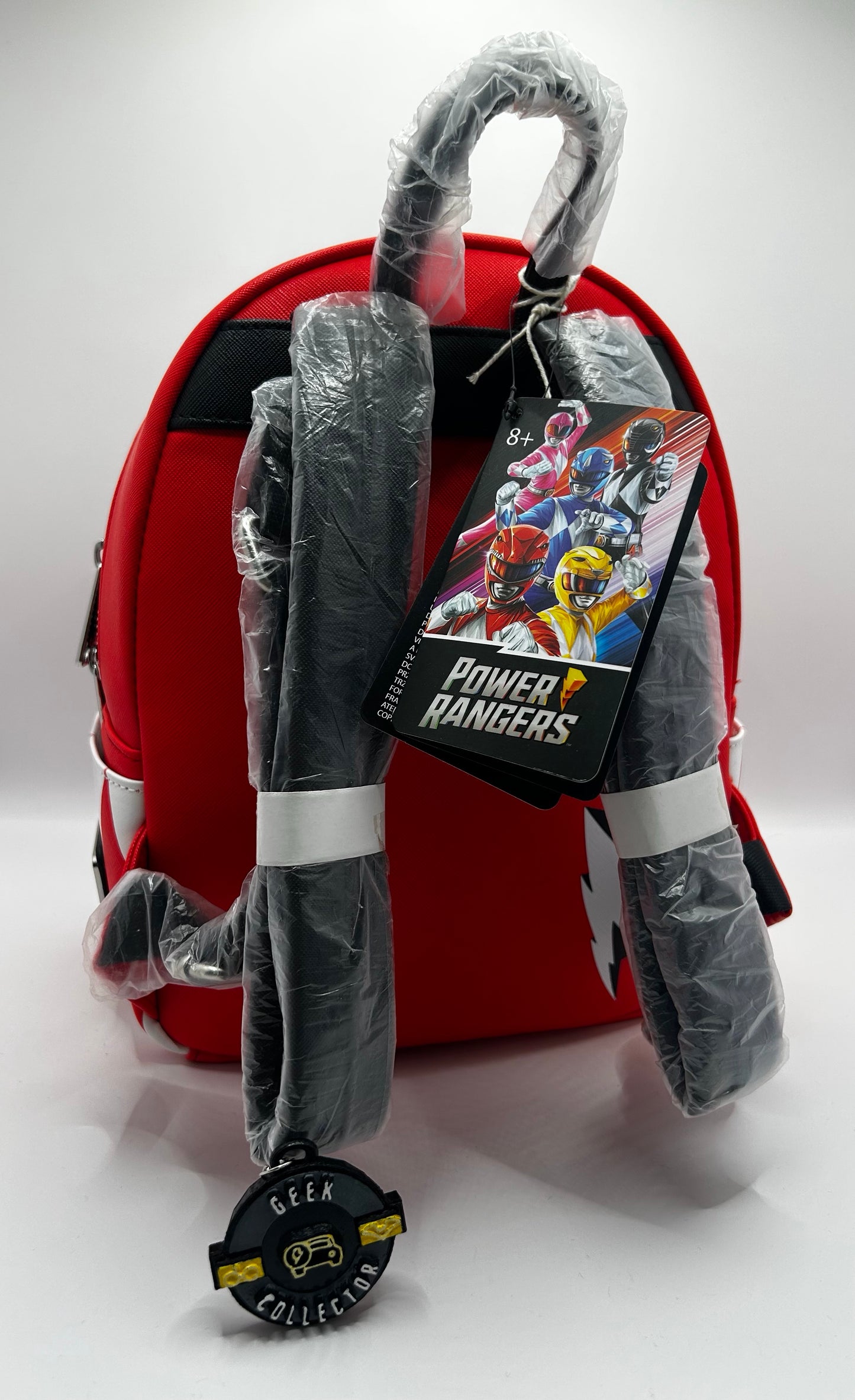 Loungefly Red Power Ranger Cosplay Mini Backpack Exclusive