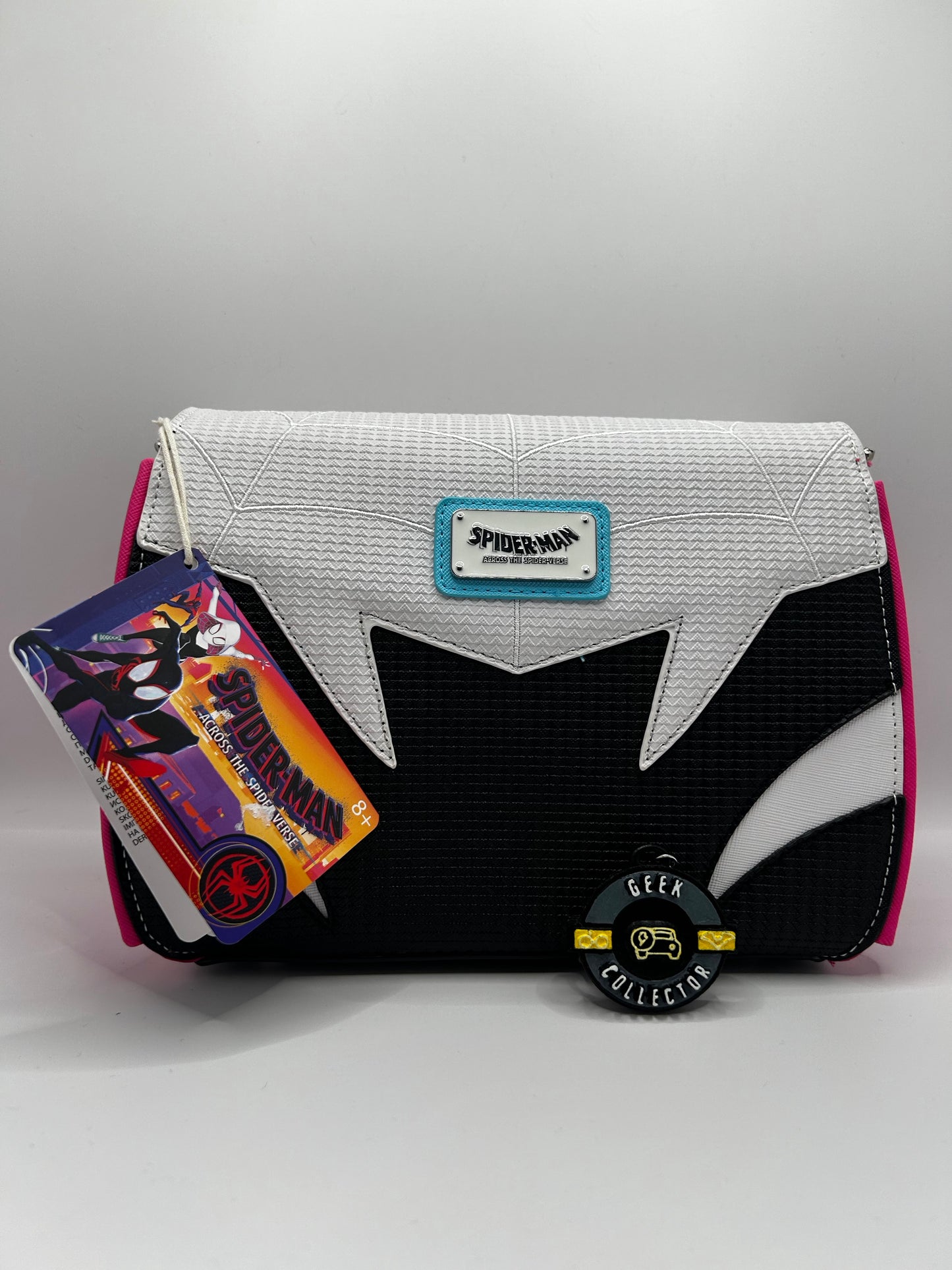 Loungefly Spider Man: Across the Spider-Verse Spider Gwen Logo Crossbody Bag Exclusive