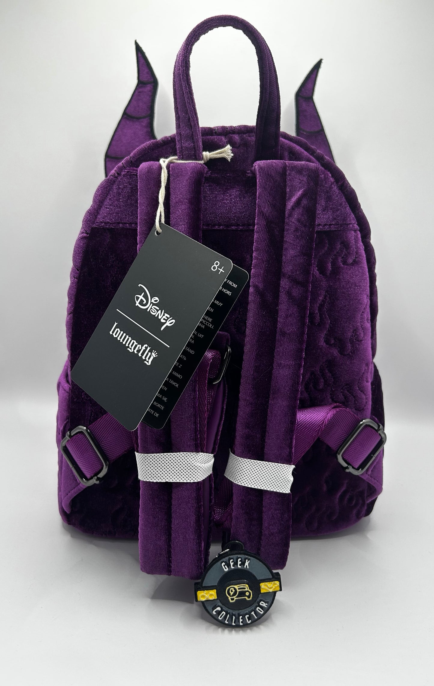 Loungefly Disney Sleeping Beauty Purple Velvet Maleficent Exclusive
