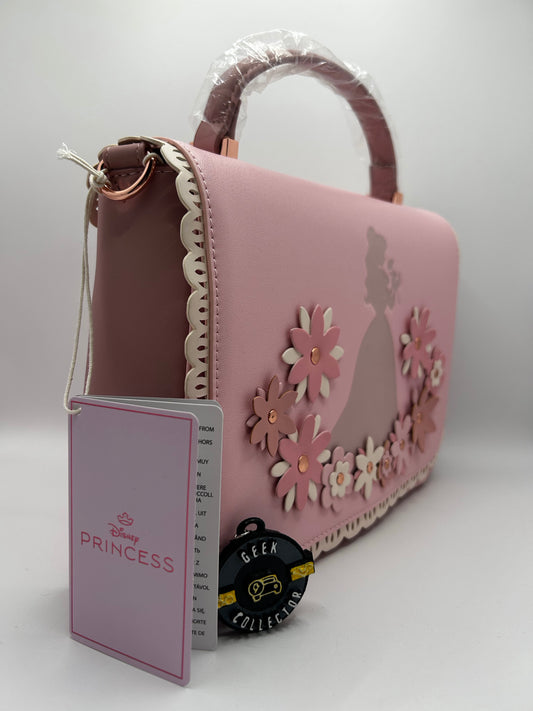 Loungefly Disney Princess Belle Floral Lace Crossbody Bag