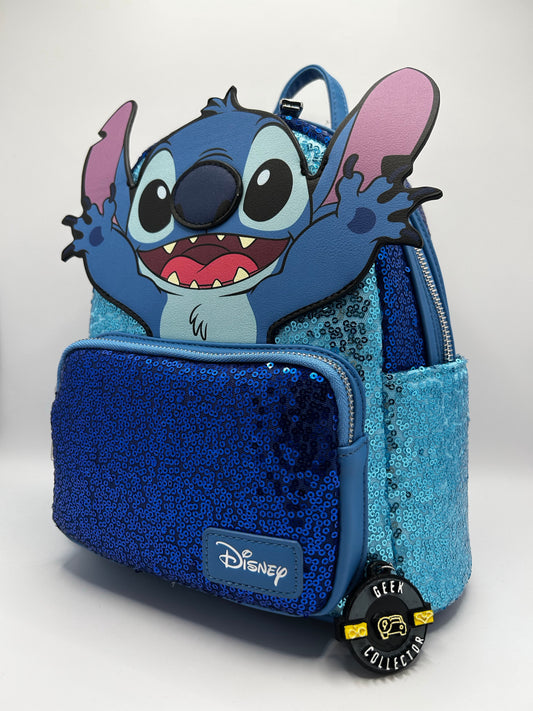 Mochila Original Disney Stitch Sequin