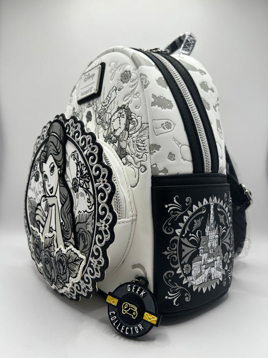 Loungefly Beauty and the Beast Belle Sketch Mini Backpack