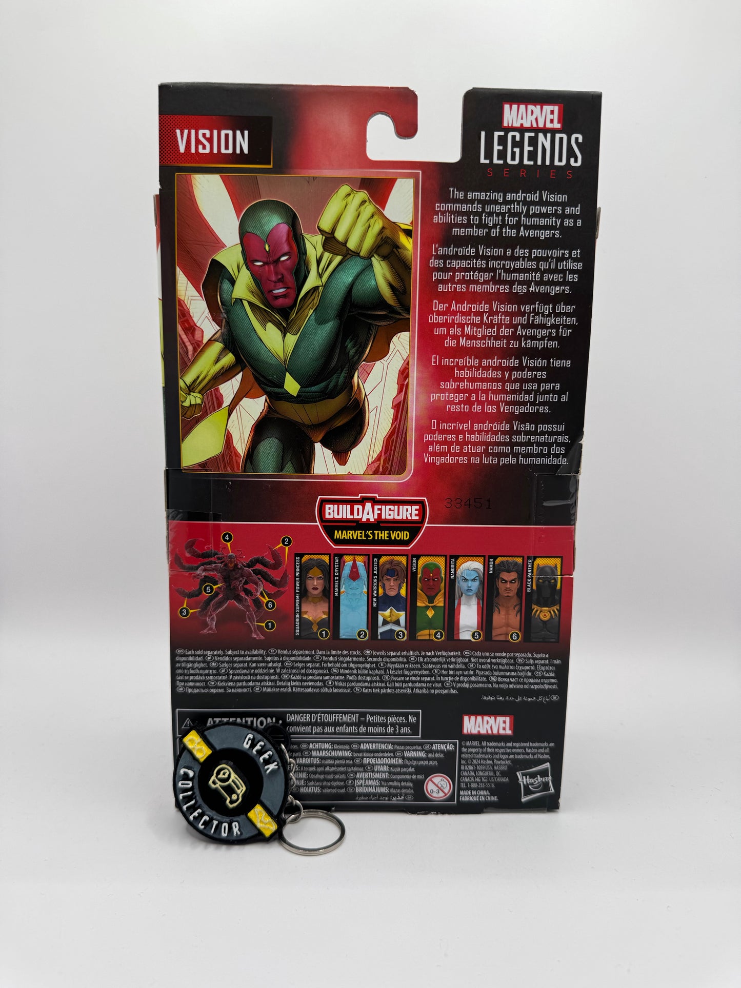 Marvel Legends: visión (Hasbro)