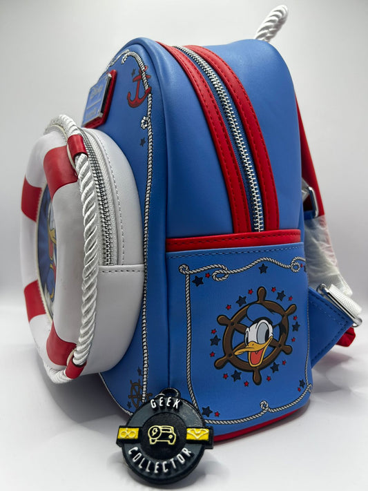 Loungefly Disney Donald Duck 90th Anniversary Lenticular Mini Backpack