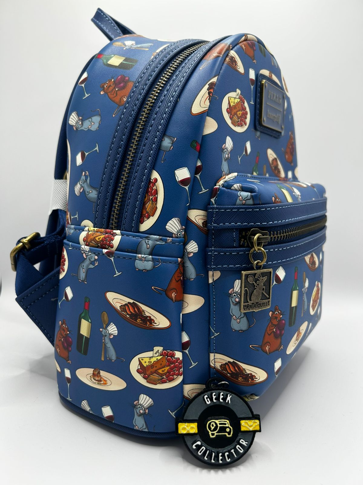 Loungefly Disney Pixar Ratatouille Remy & Emile Blue Mini Backpack Exclusive