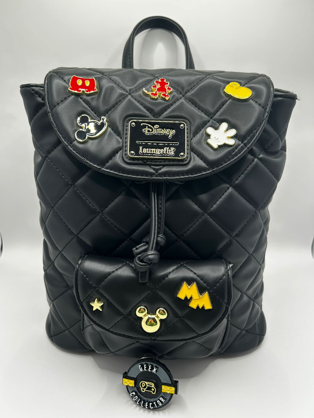 Loungefly Disney Mickey Mouse Icons Quilted Mini Backpack
