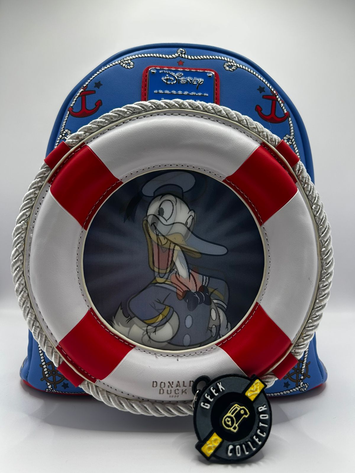 Loungefly Disney Donald Duck 90th Anniversary Lenticular Mini Backpack