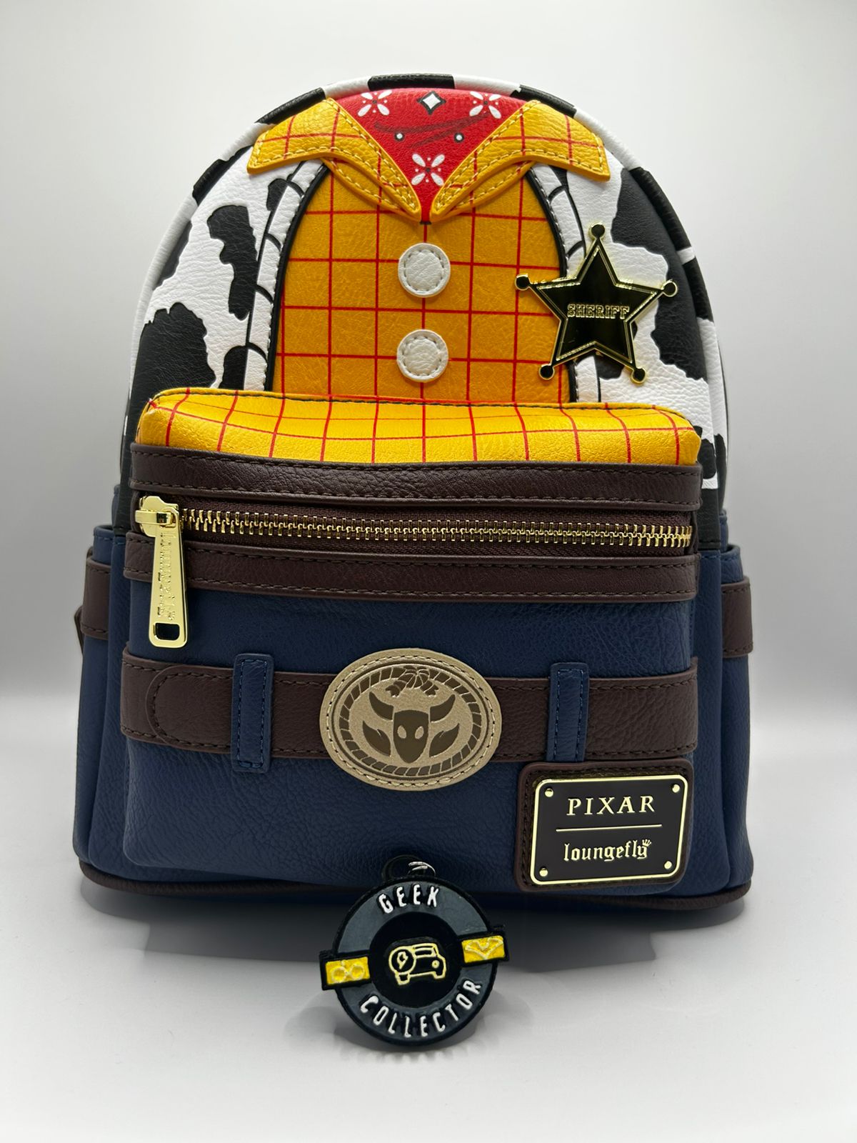 Loungefly Disney Toy Story Sheriff Woody Cosplay Mini Backpack