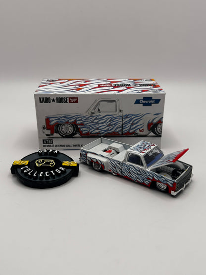 Mini GT x Kaido House: Chevrolet Silverado Dually "On Fire" V2
