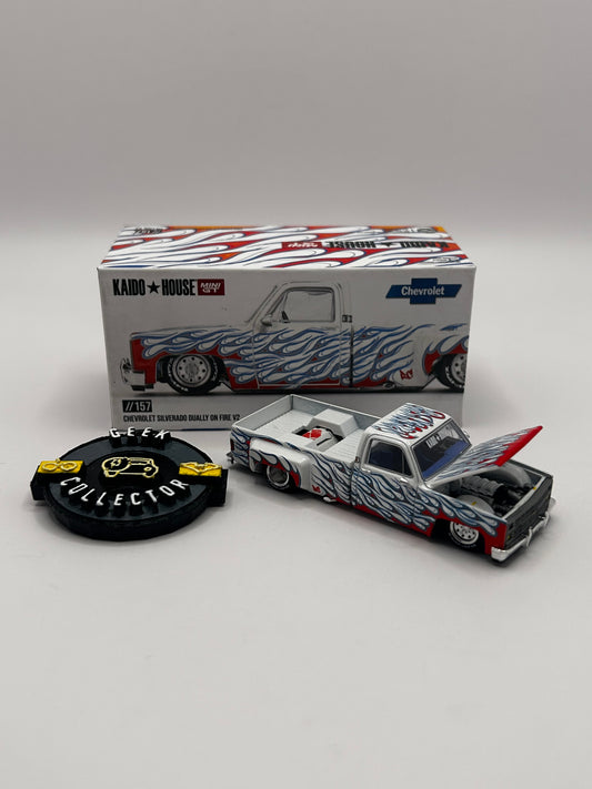 Mini GT x Kaido House: Chevrolet Silverado Dually "On Fire" V2