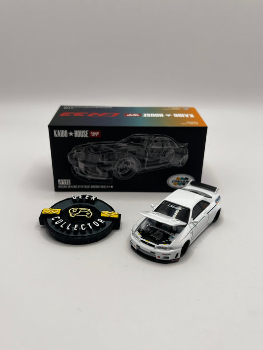 Nissan Skyline GT-R (R33) GReddy GR33 V1 – KAIDO★HOUSE x MINI GT
