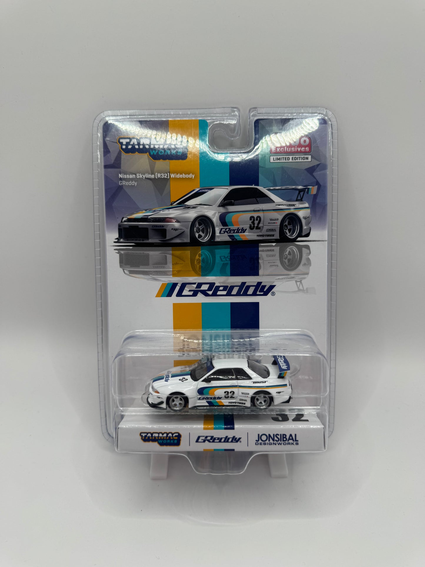 Tarmac works: Nissan Skyline (R32) Widebody - GReddy Livery