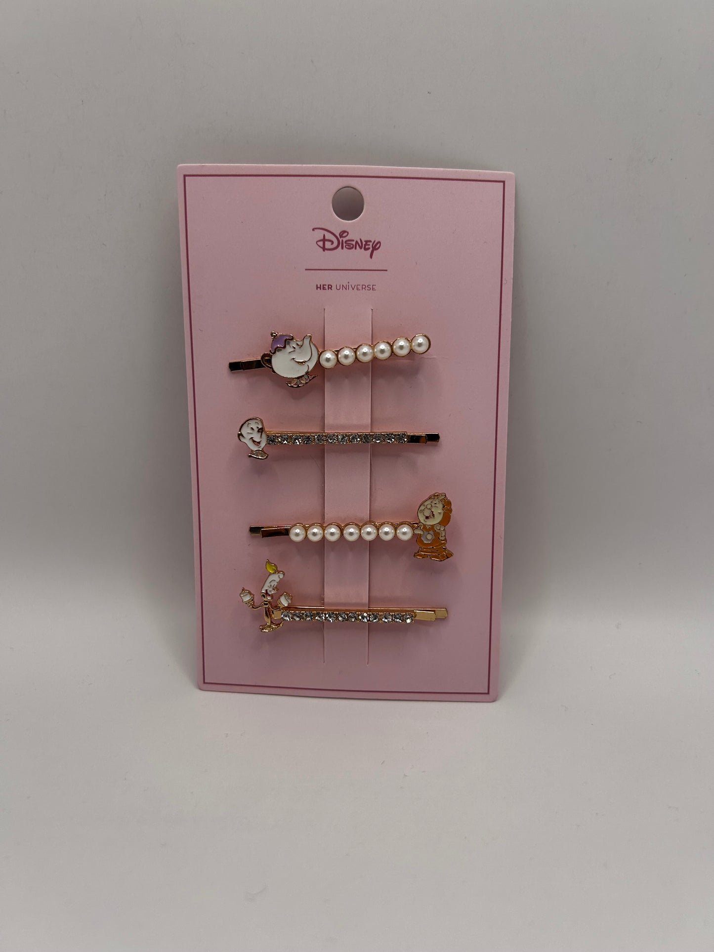 Set de Pasadores Disney - La Bella y la Bestia