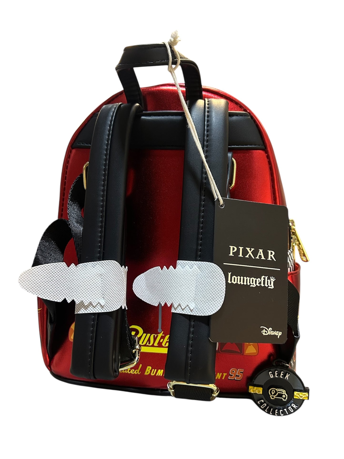 Mini Mochila Loungefly Pixar: Cars - Rayo McQueen "Rust-eze" Edition