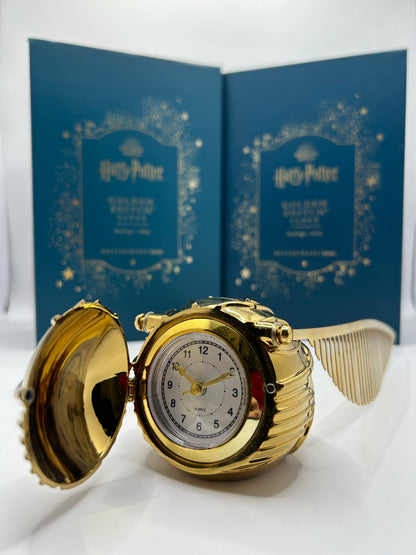 Reloj de Escritorio Golden Snitch – Edición Coleccionista (Wizarding World)