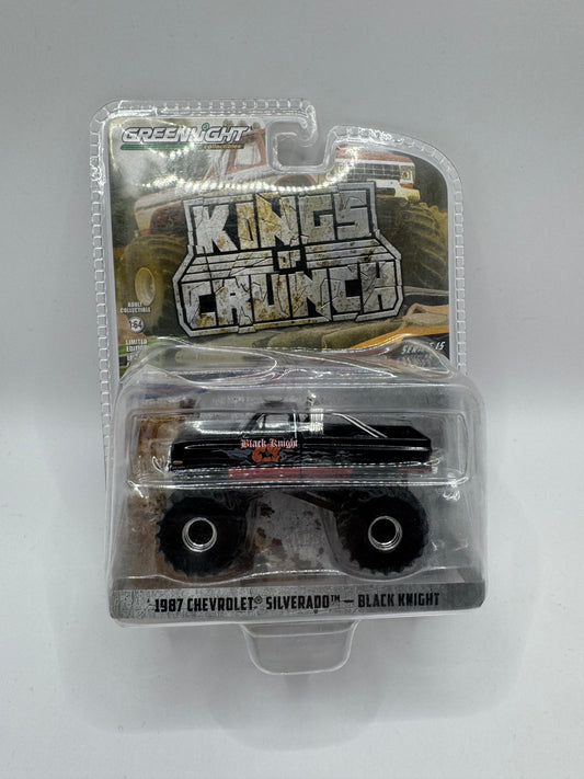 GreenLight: 1987 Chevrolet Silverado "Black Knight" – Kings of Crunch