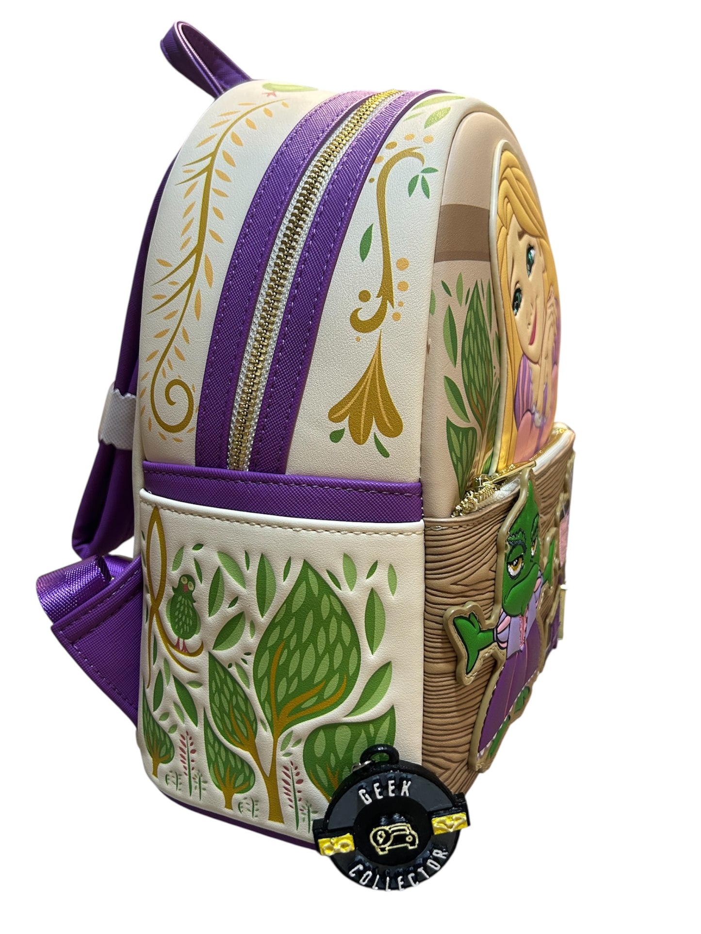 Mini Mochila Loungefly: Disney Tangled - Rapunzel y Pascal (Vestido de Gala)