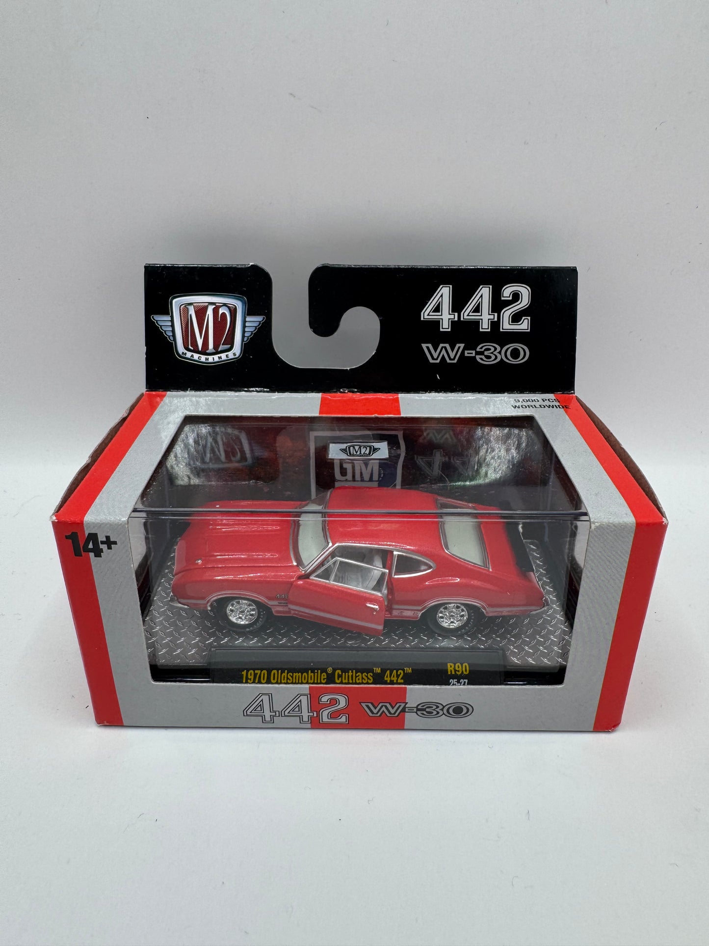 M2 Machines: 1970 Oldsmobile® Cutlass™ 442™ W-30 - Edición Limitada R90