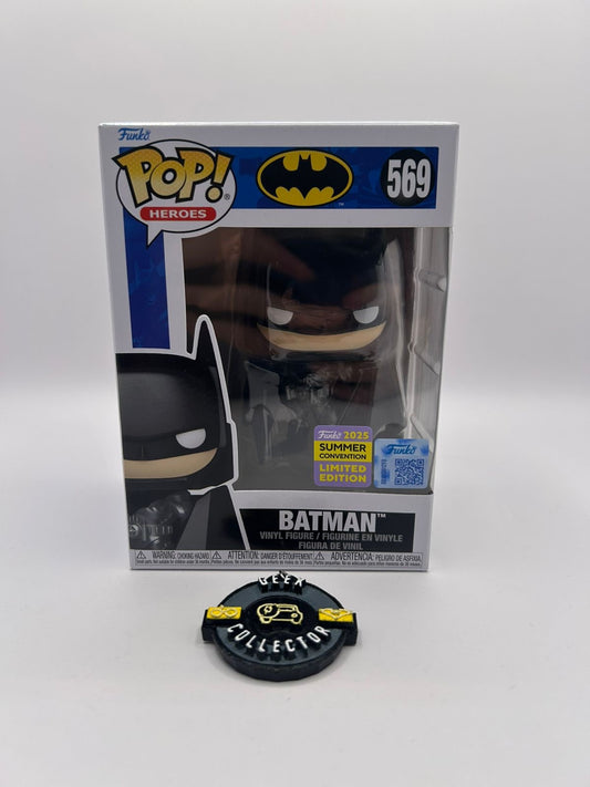 Funko Pop! Heroes: Batman (#569) – Limited Edition Summer Convention 2025