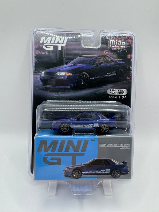 Mini GT: Nissan Skyline GT-R (R32) Top Secret - Metallic Blue