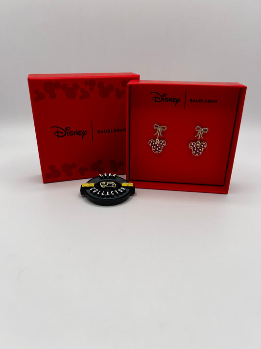 Aretes Disney x Baublebar: Mickey Mouse Bow – Edición Especial