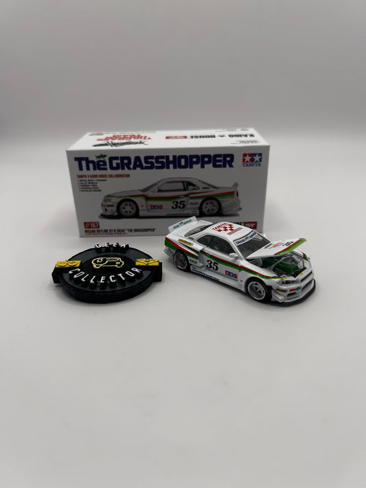 Nissan Skyline GT-R (R34) "The Grasshopper" – Tamiya x Kaido House x MINI GT