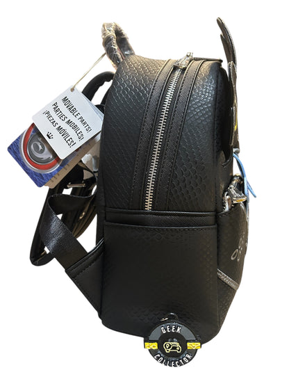 Mini Mochila Loungefly: Cómo Entrenar a tu Dragón - Chimuelo (Toothless) con Pescado