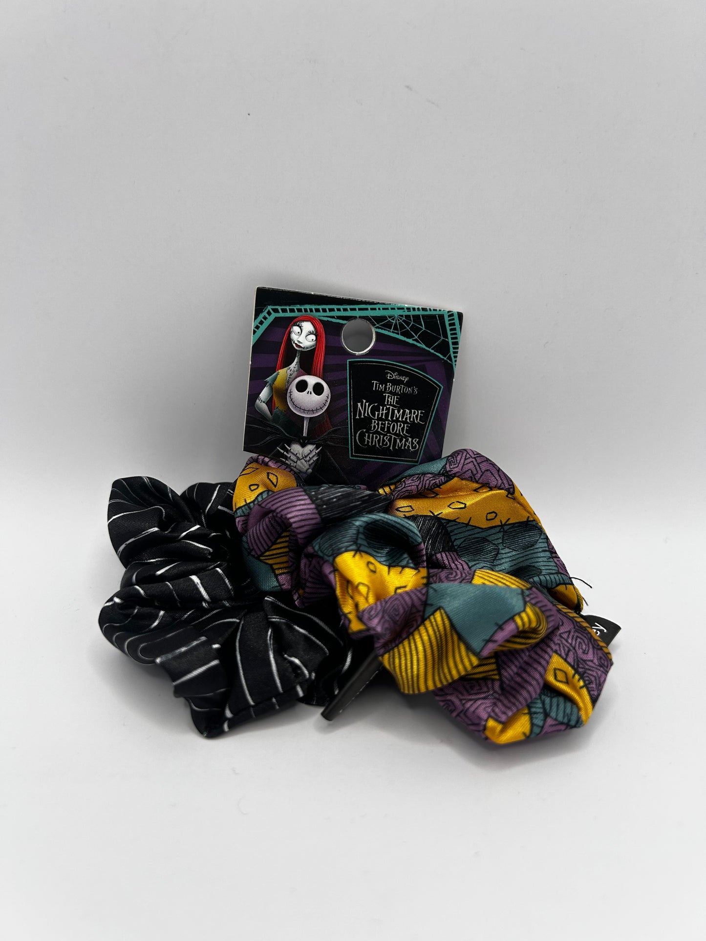 Set de Scrunchies Jack & Sally - Colección The Nightmare Before Christmas