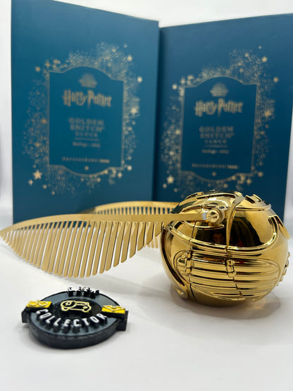 Reloj de Escritorio Golden Snitch – Edición Coleccionista (Wizarding World)
