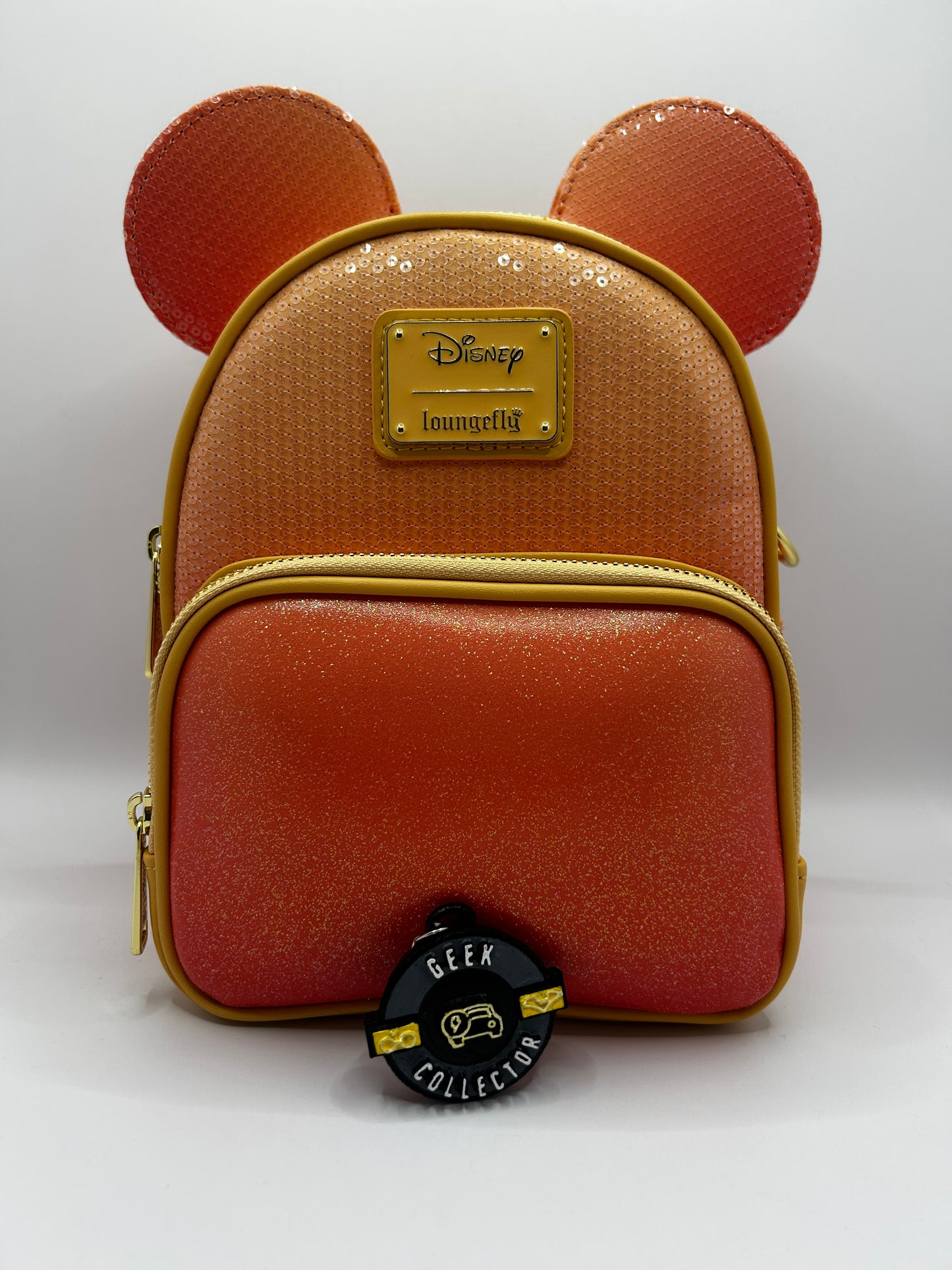 Mini Mochila/Crossbody Loungefly Disney: Mickey Mouse - Sunset Sequin Ombré