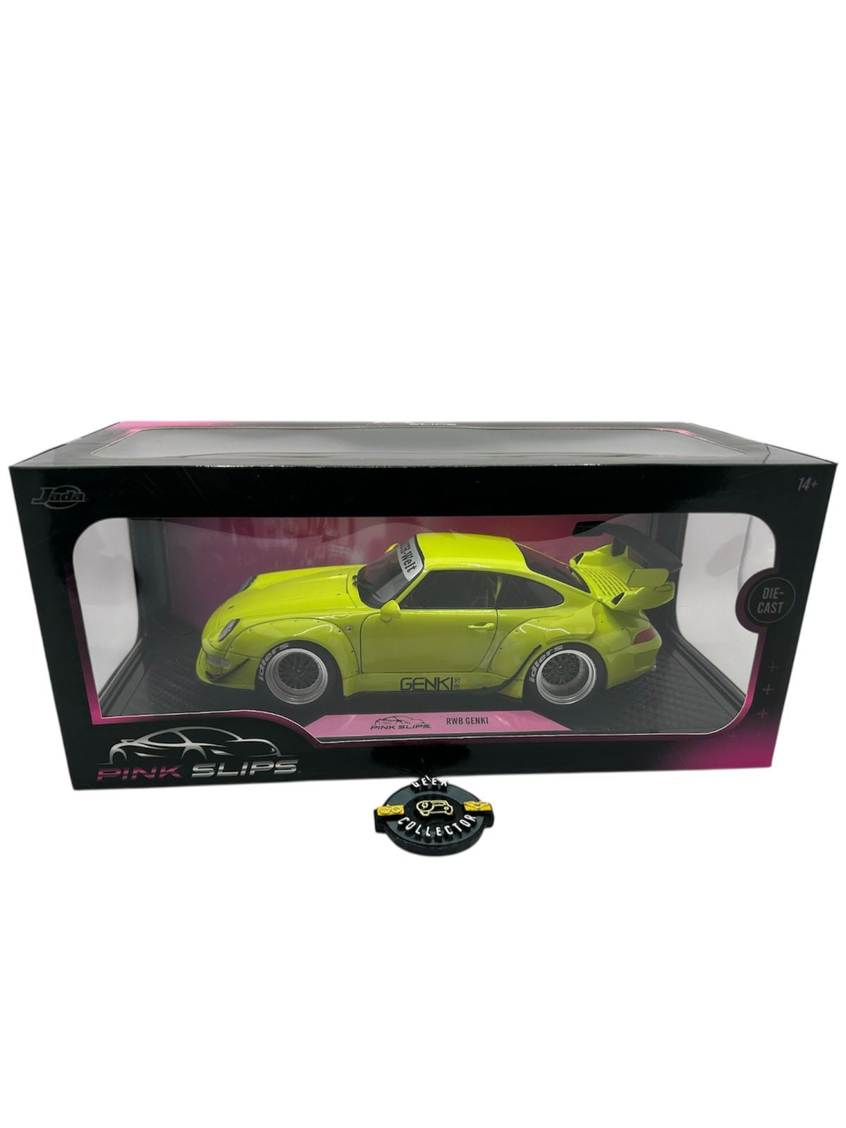 Porsche 911 (993) RWB "Genki" - Pink Slips (1:18)Jada toys