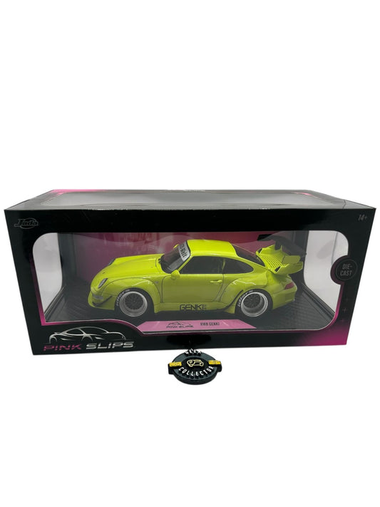 Porsche 911 (993) RWB "Genki" - Pink Slips (1:18)Jada toys