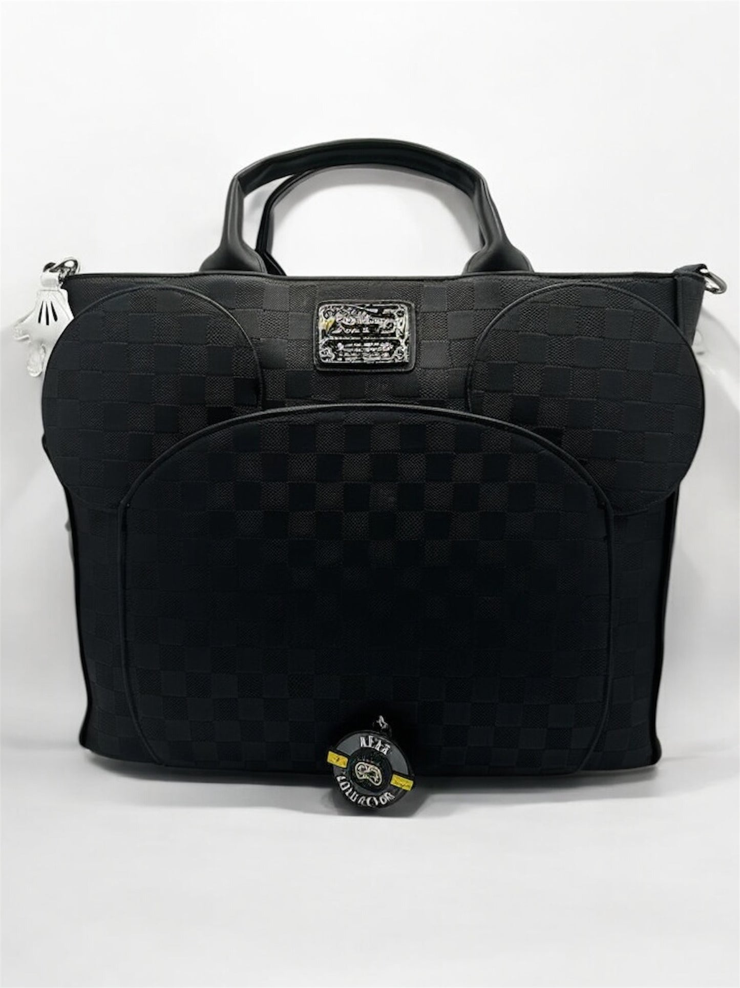 Bolsa Tote y Mochila Loungefly: Mickey Mouse – Edición Especial "Black Damask"
