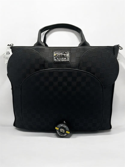 Bolsa Tote y Mochila Loungefly: Mickey Mouse – Edición Especial "Black Damask"