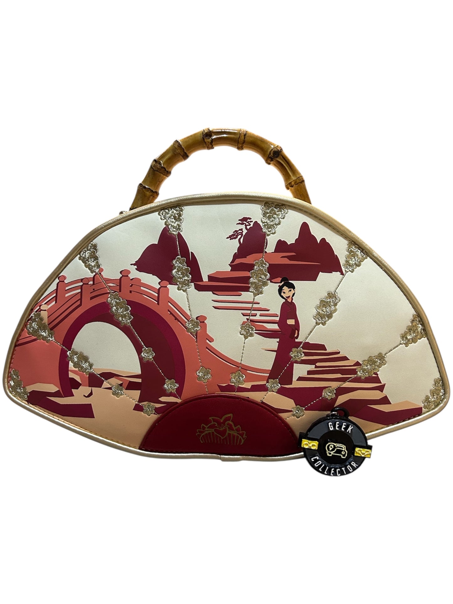 Bolso de Mano Loungefly Disney: Mulán - "Ancestor's Fan" Collector Edition