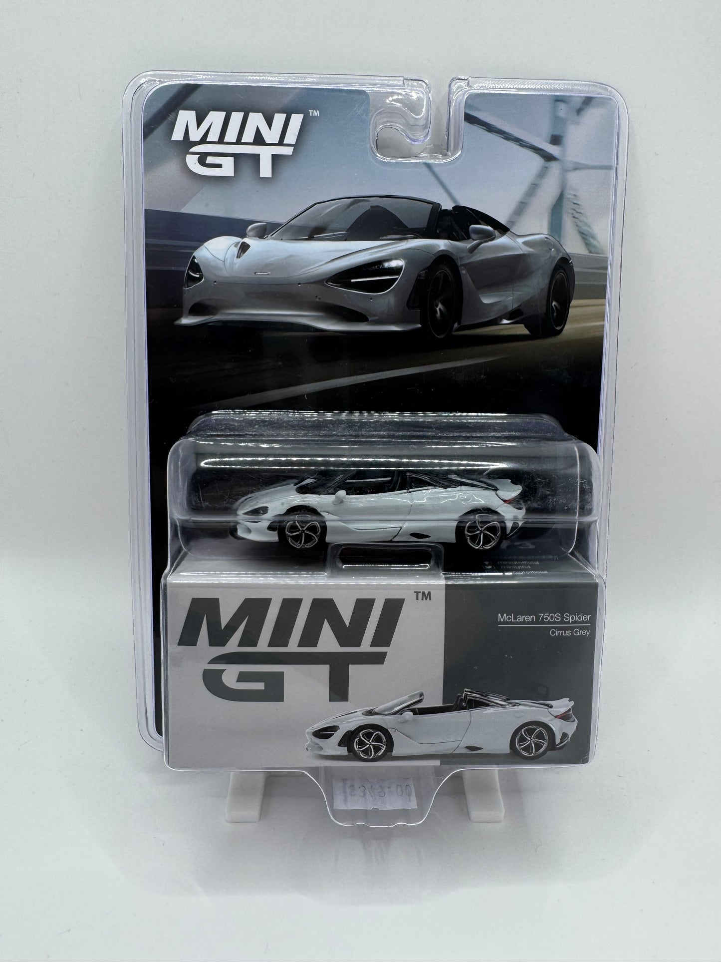Mini GT: McLaren 750S Spider - Cirrus Grey